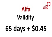 ALFA 65 DAYS VALIDITY