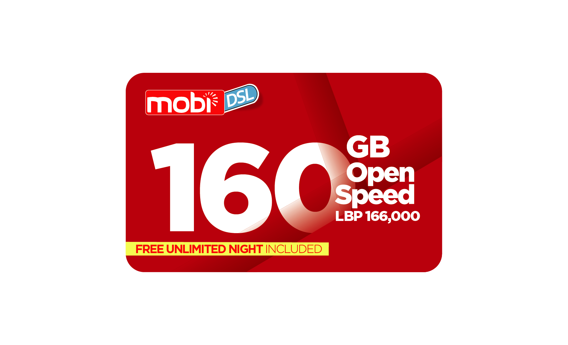 MOBI DSL O/S 160GB FNQ
