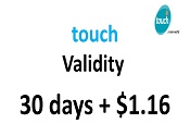 TOUCH 30 DAYS VALIDITY