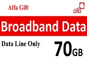 ALFA BROADBAND 70GB