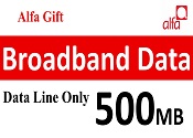 ALFA BROADBAND 500MB